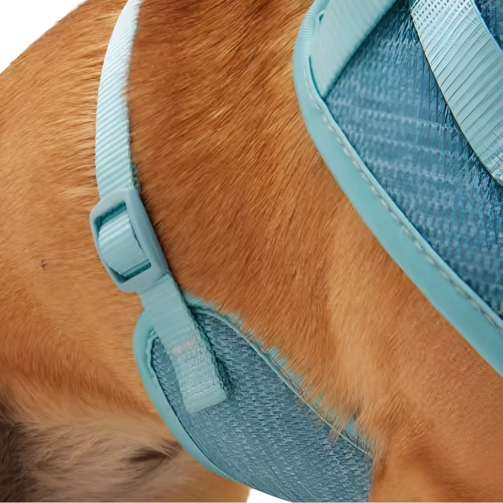 EVERY YAY Padded Mesh No Pull Turquoise Teal Blue Dog Harness 🐶 LARGE 🐶 NWT